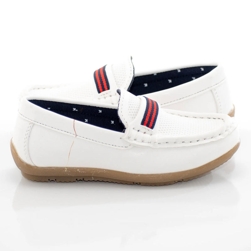 Kids' Light Brown Slip-On Dress Loafer Shoe