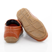 Kids' Light Brown Penny Loafer Dress Shoe