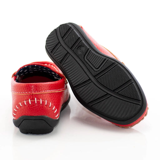 Kids' Red Penny Loafer Dress Shoe