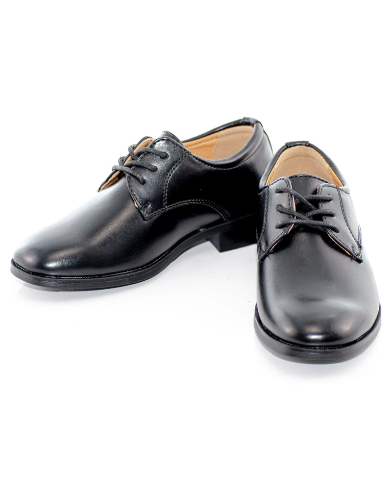 Kids Plain Toe Derby Dress Shoe