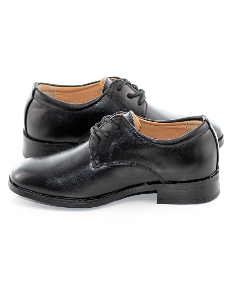 Kids Plain Toe Derby Dress Shoe