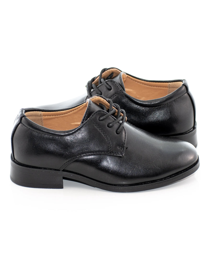 Kids Plain Toe Derby Dress Shoe