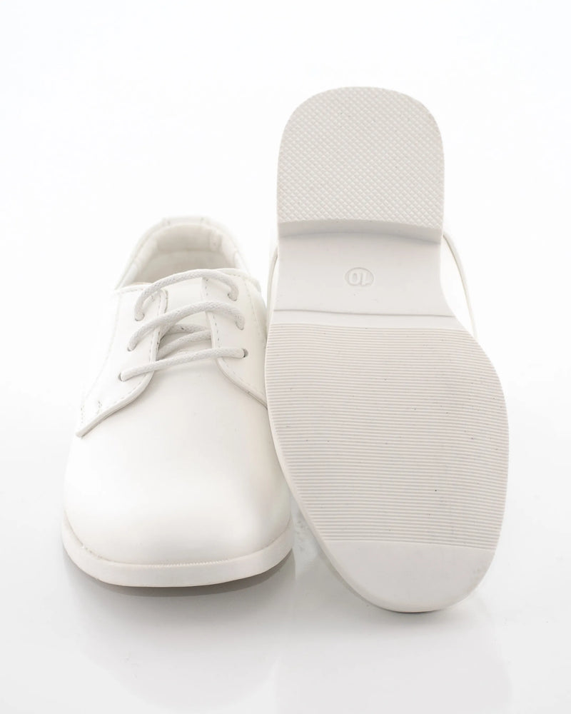 Kids Plain Toe Derby Dress Shoe