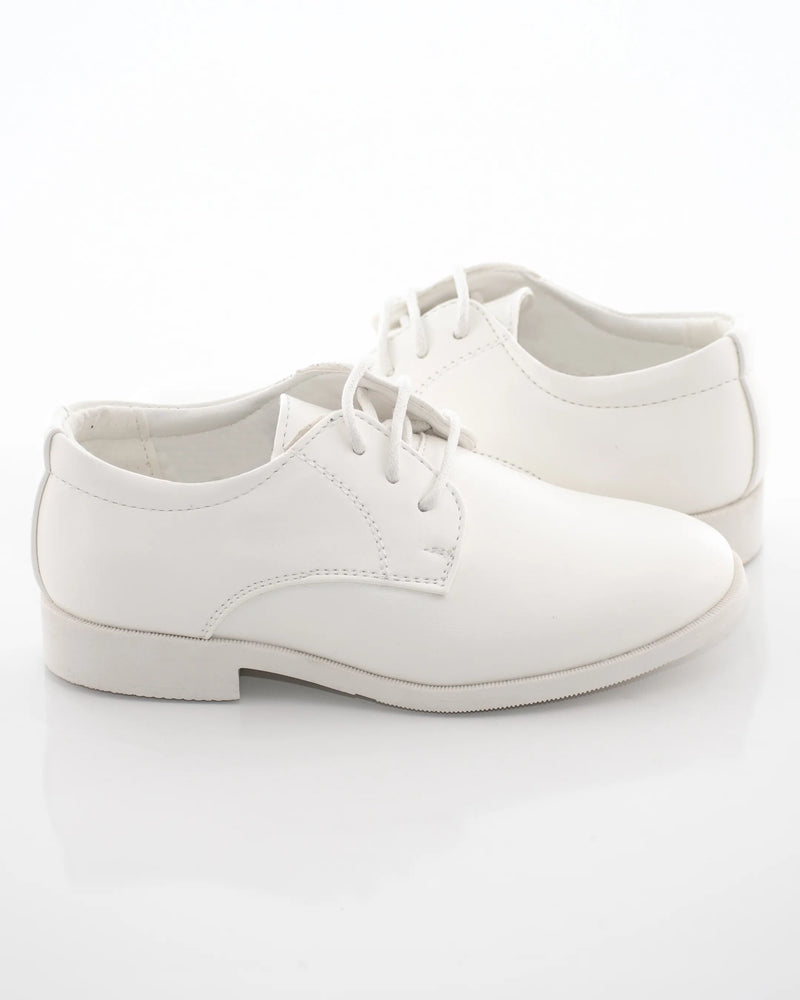 Kids Plain Toe Derby Dress Shoe