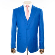 Men's Royal Blue 3-Piece Slim-Fit Suit