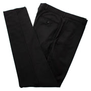 Black and White Split-Color 2-Piece Tailored-Fit Wool Suit