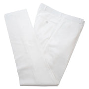 White and Peach Split-Color 2-Piece Tailored-Fit Wool Suit