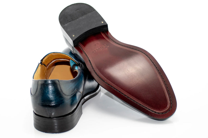 Men's Navy Blue Slip-On Dress Loafer