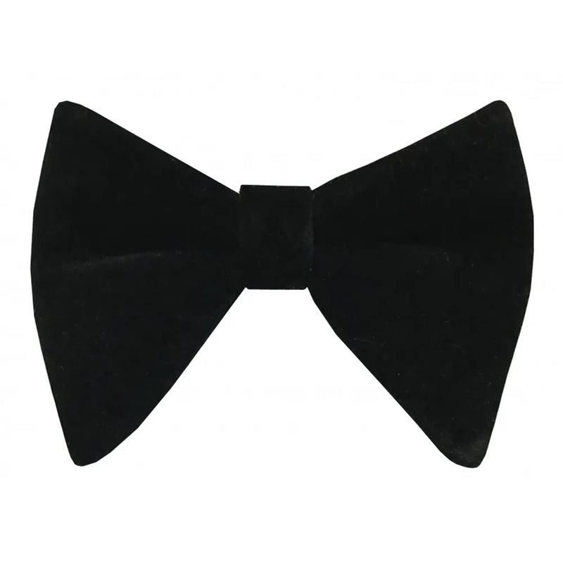 Velvet Butterfly Bow Tie with Matching Hankie