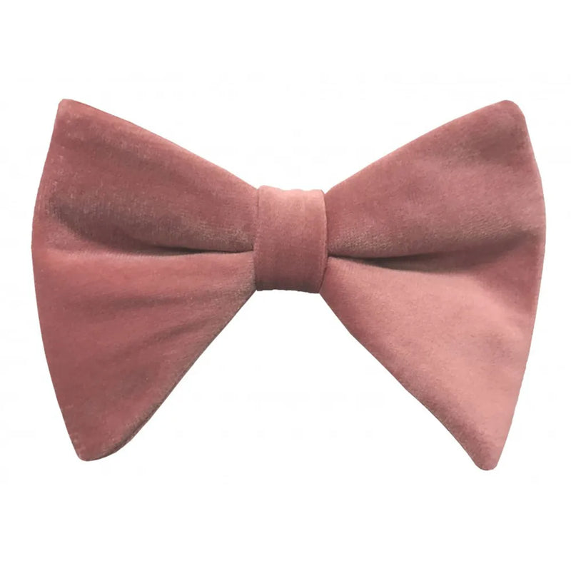 Velvet Butterfly Bow Tie with Matching Hankie