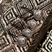 Coco Metallic 3-Piece Slim-Fit Tuxedo with Mandarin Collar