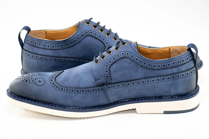 Brogue Longwing Derby Lace-Up