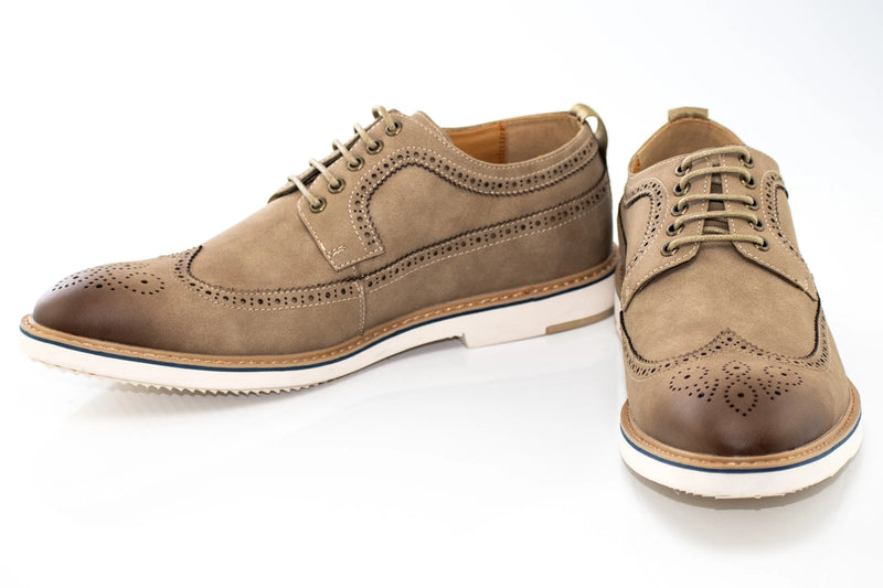 Brogue Longwing Derby Lace-Up
