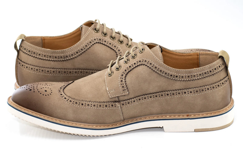 Brogue Longwing Derby Lace-Up