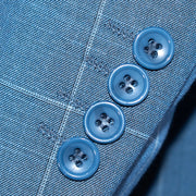 Blue Windowpane 2-Piece Modern-Fit Suit