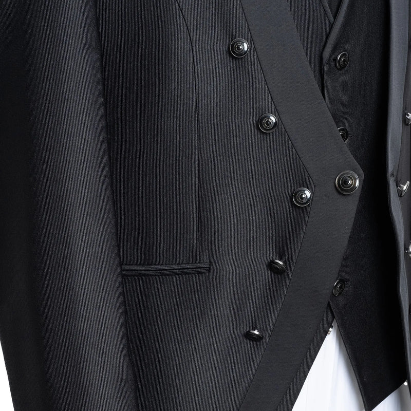 Alistair | Black 3-Piece Slim-Fit Western Formal Tuxedo