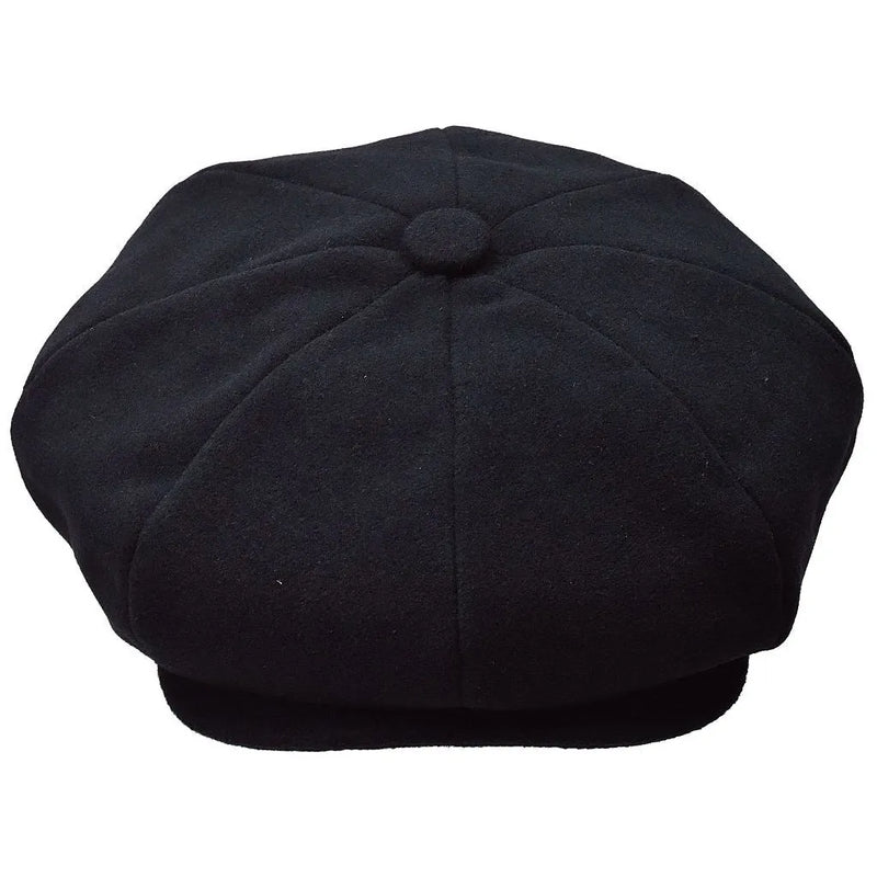 Snap-Button Newsboy Hat