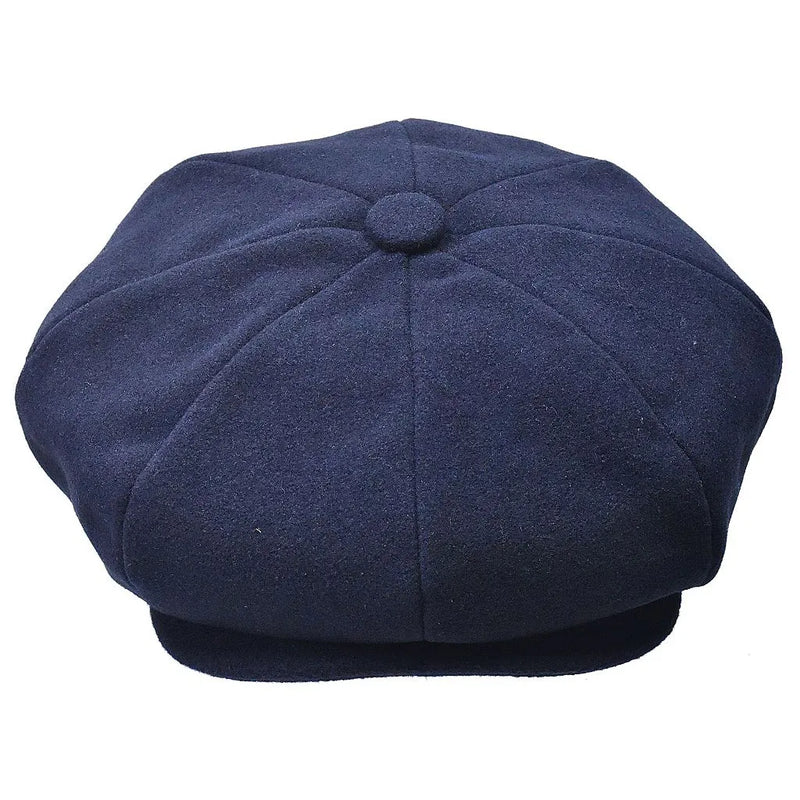 Snap-Button Newsboy Hat