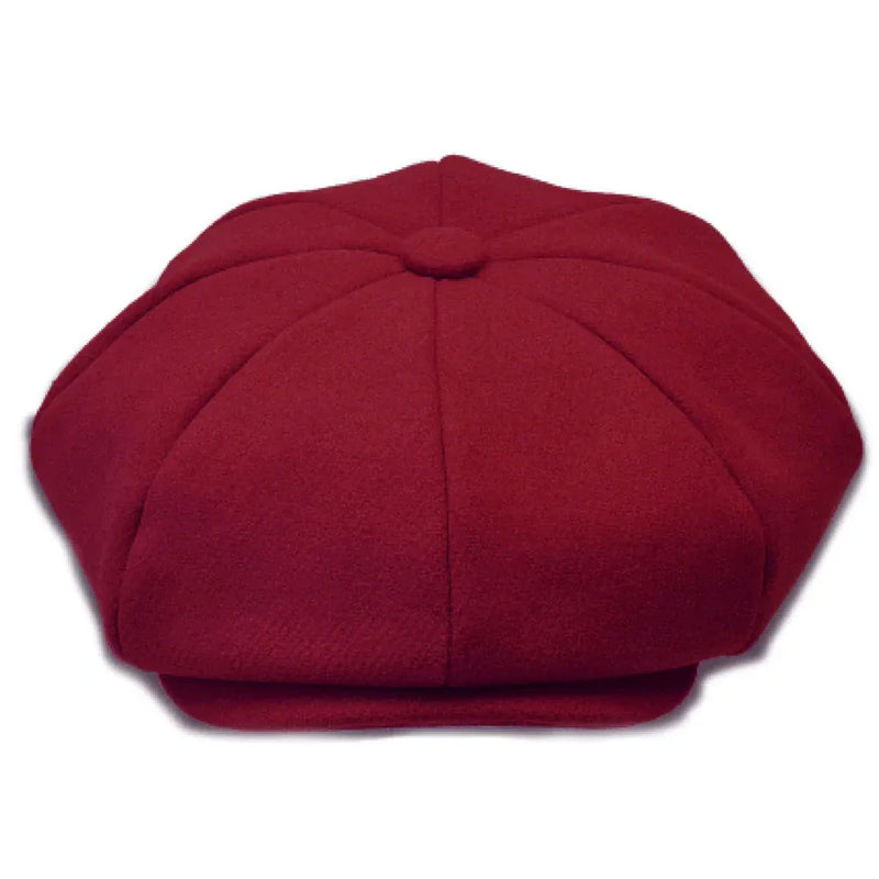 Snap-Button Newsboy Hat