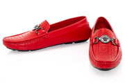 Red Designer-Bit Driver Loafer