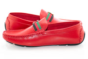 Red Driver Loafer with Designer "CG" Bit