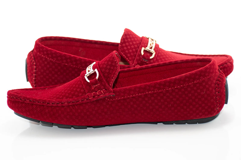 Red Checkered Velvet Bit-Driver