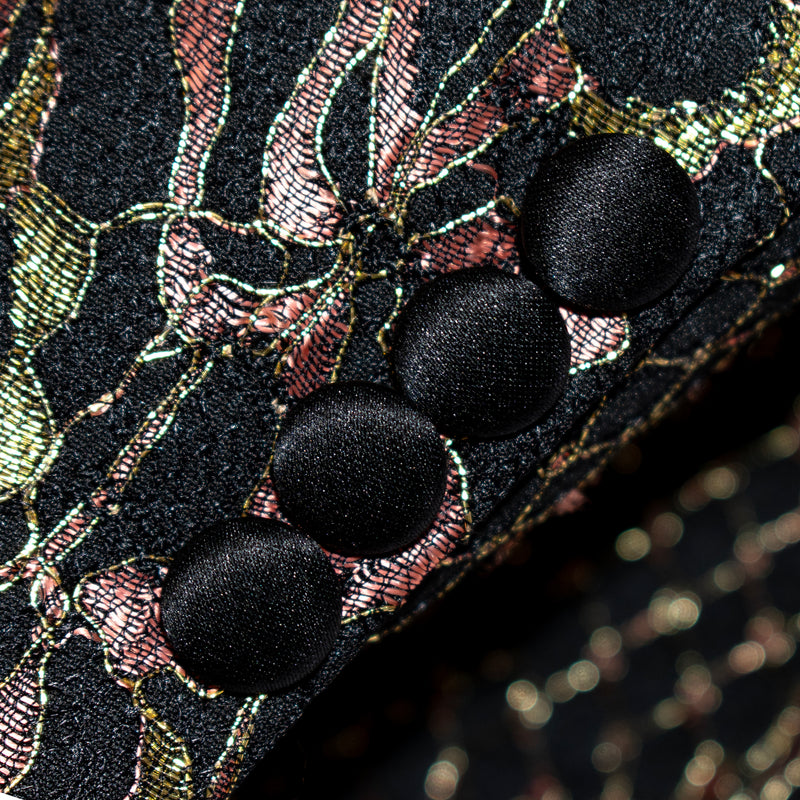 Peach Floral Trelis Modern-Fit Dinner Jacket