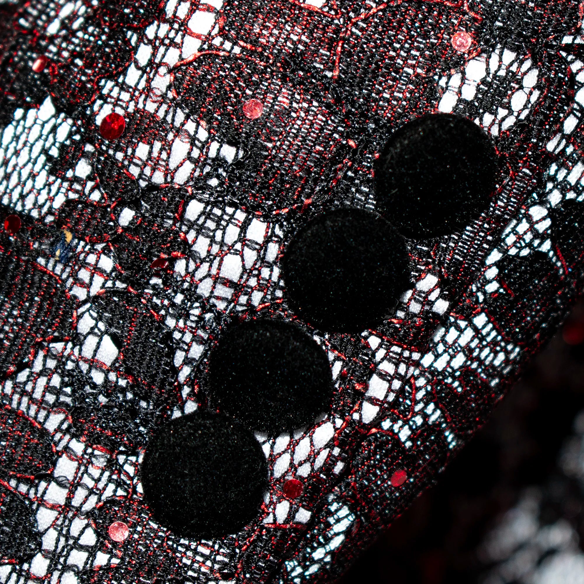 Burgundy Lace Sequined Slim-Fit Dinner Jacket
