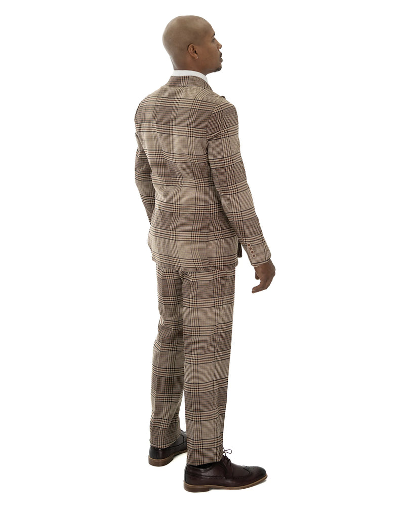 Dupplin-Check 3-Piece Tailored-Fit Suit