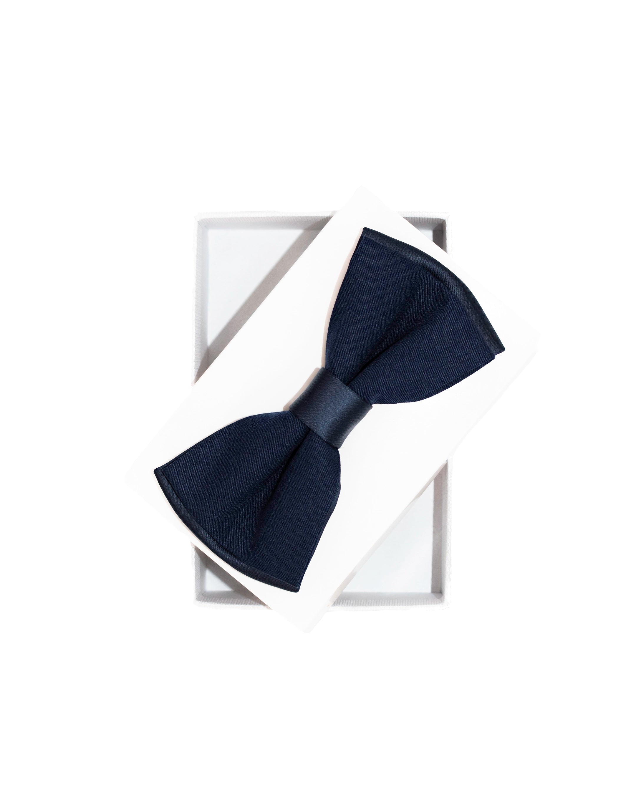 Navy and Black Bow-Tie