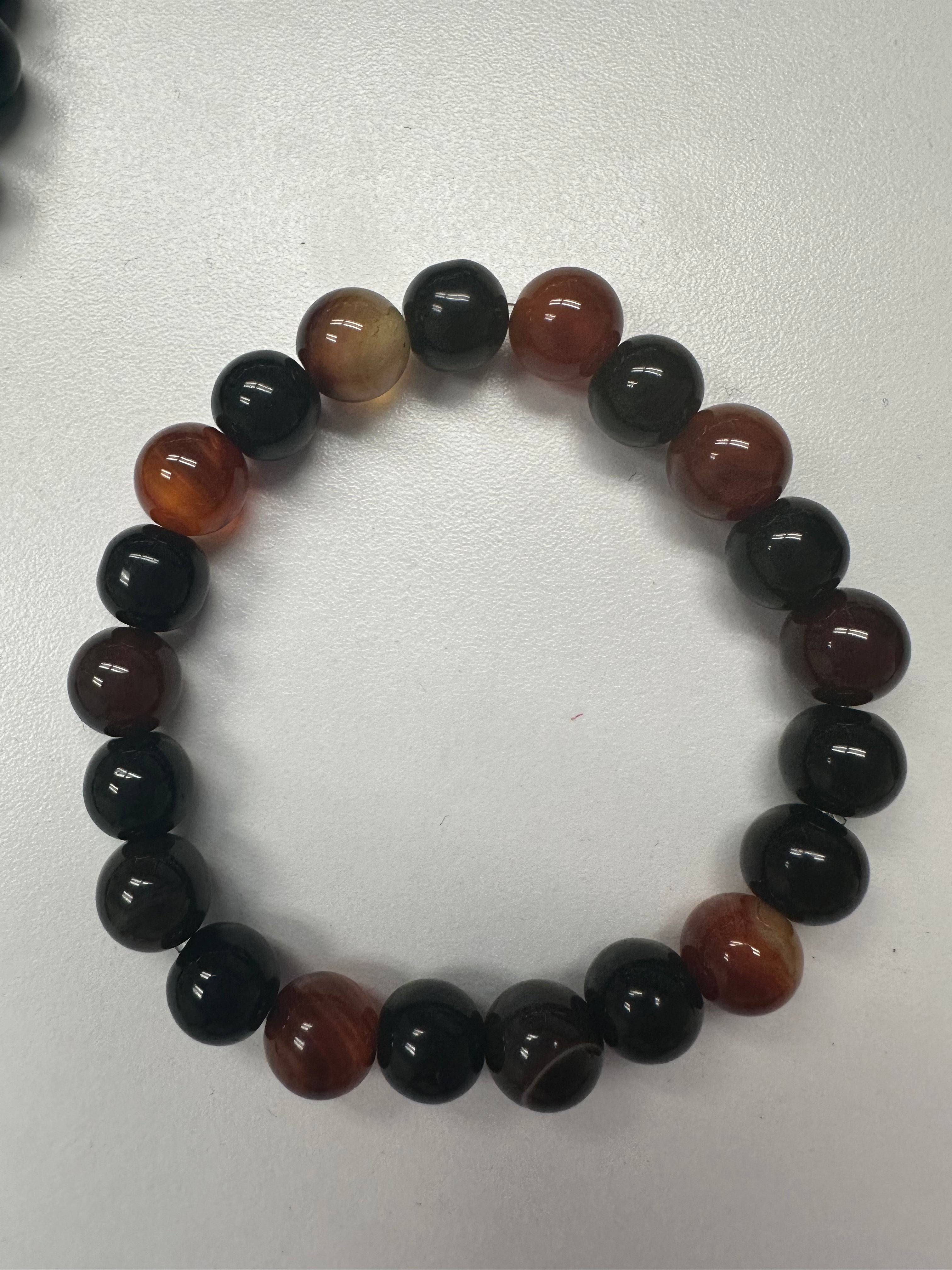 Unisex Large Bead Hands Made Bracelet
