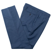 Men's Navy Blue 3-Piece Suit With Peak Lapels