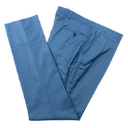 Men's Sapphire Blue 3-Piece Suit With Peak Lapels