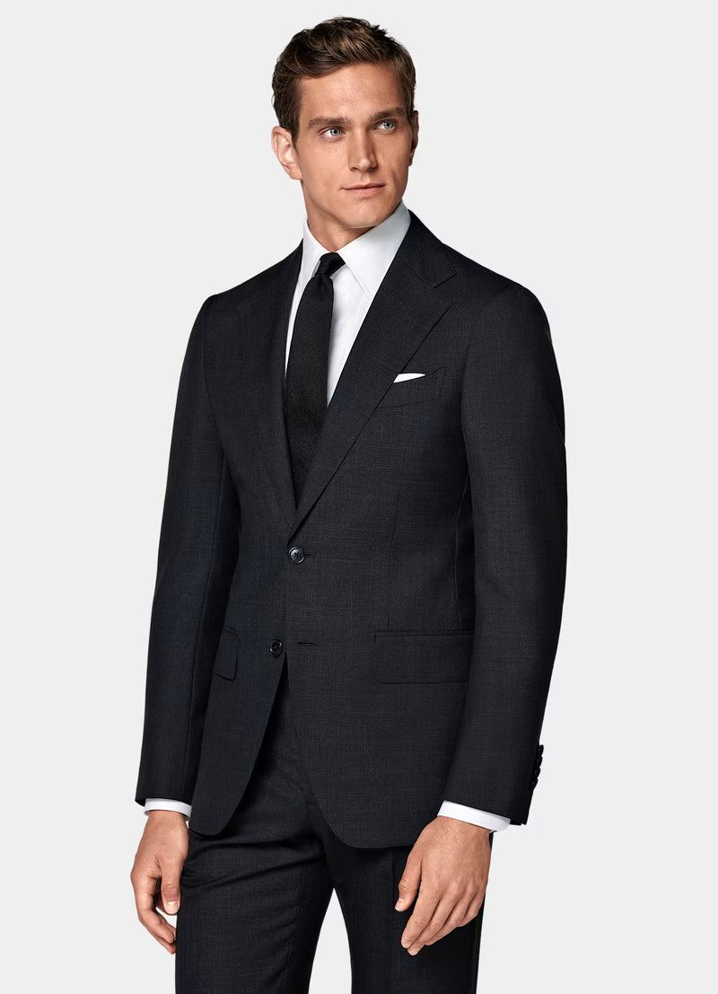 Sebastian | Black Slim-Fit 2-Piece Tuxedo
