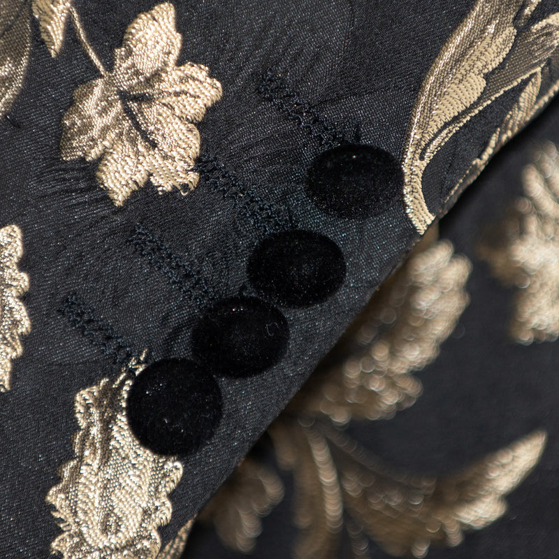 Gold Baroque Embroidered 2-Piece Slim-Fit Tuxedo