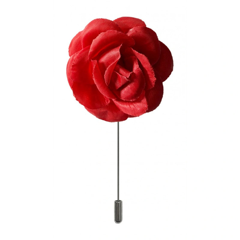 Rose Shaped Medium Floral Lapel Pin