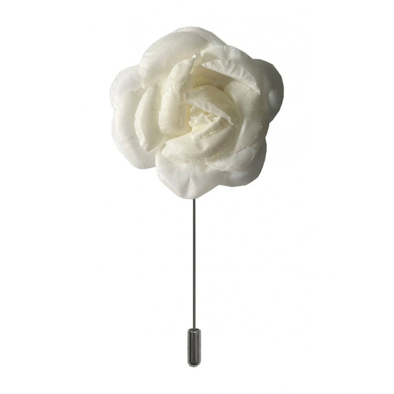 Rose Shaped Medium Floral Lapel Pin