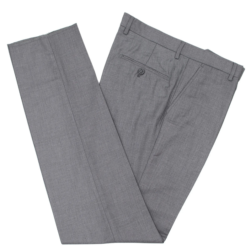 Light Gray Tailored-Fit Pants
