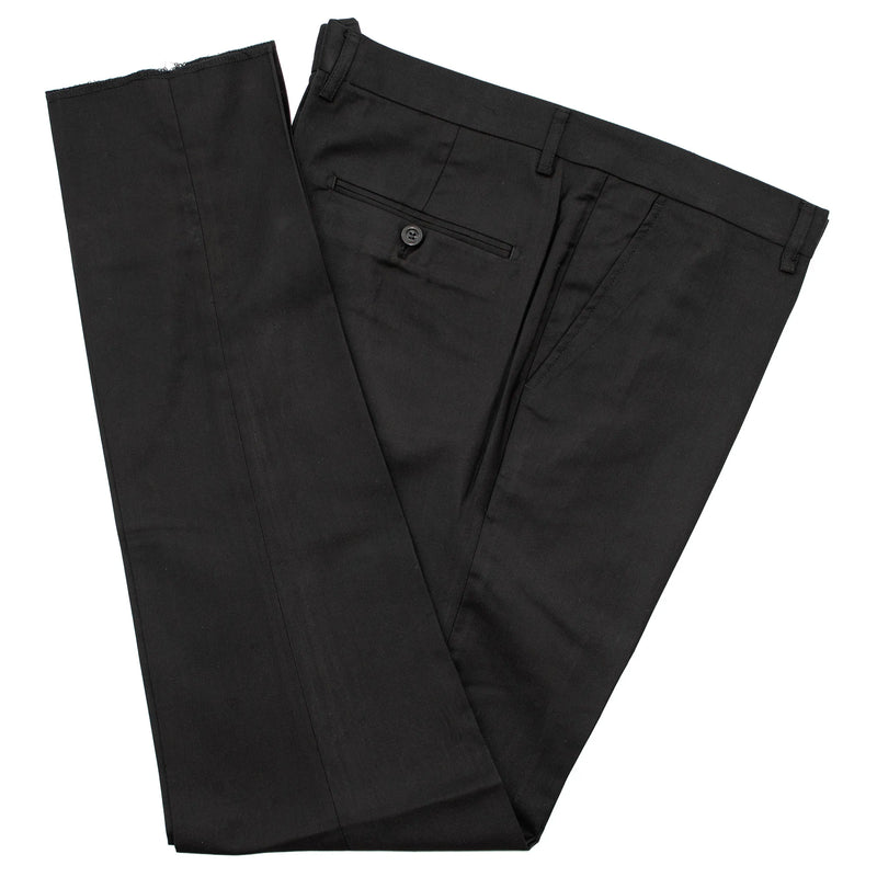 Black Stretch Slim-Fit Pants
