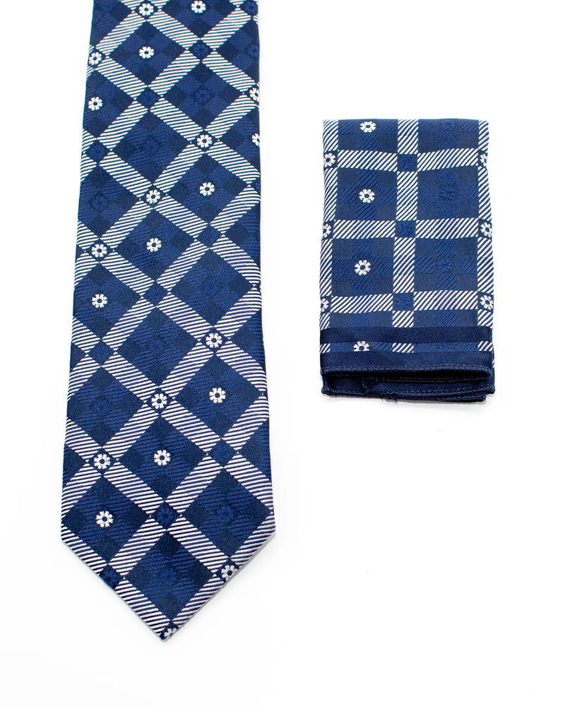 Plaid Argyle Designed Necktie