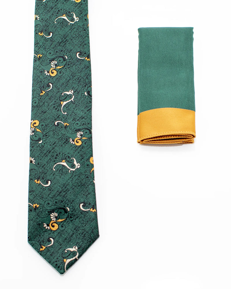 Stylized Floral Necktie