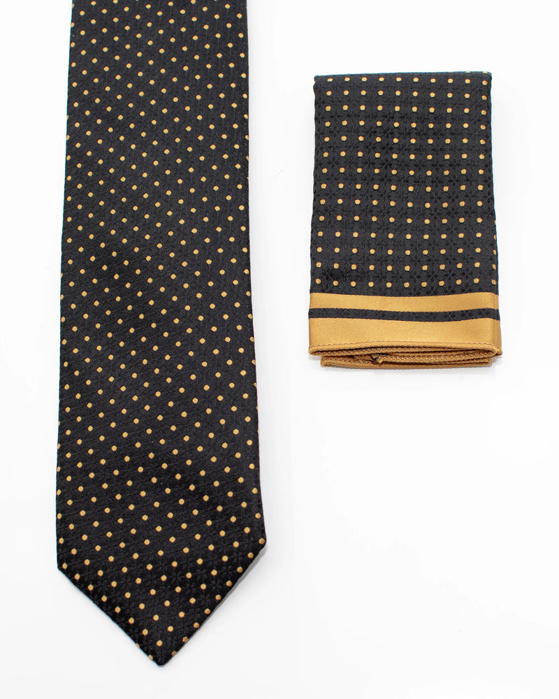 Diagonal Polka Dot Necktie