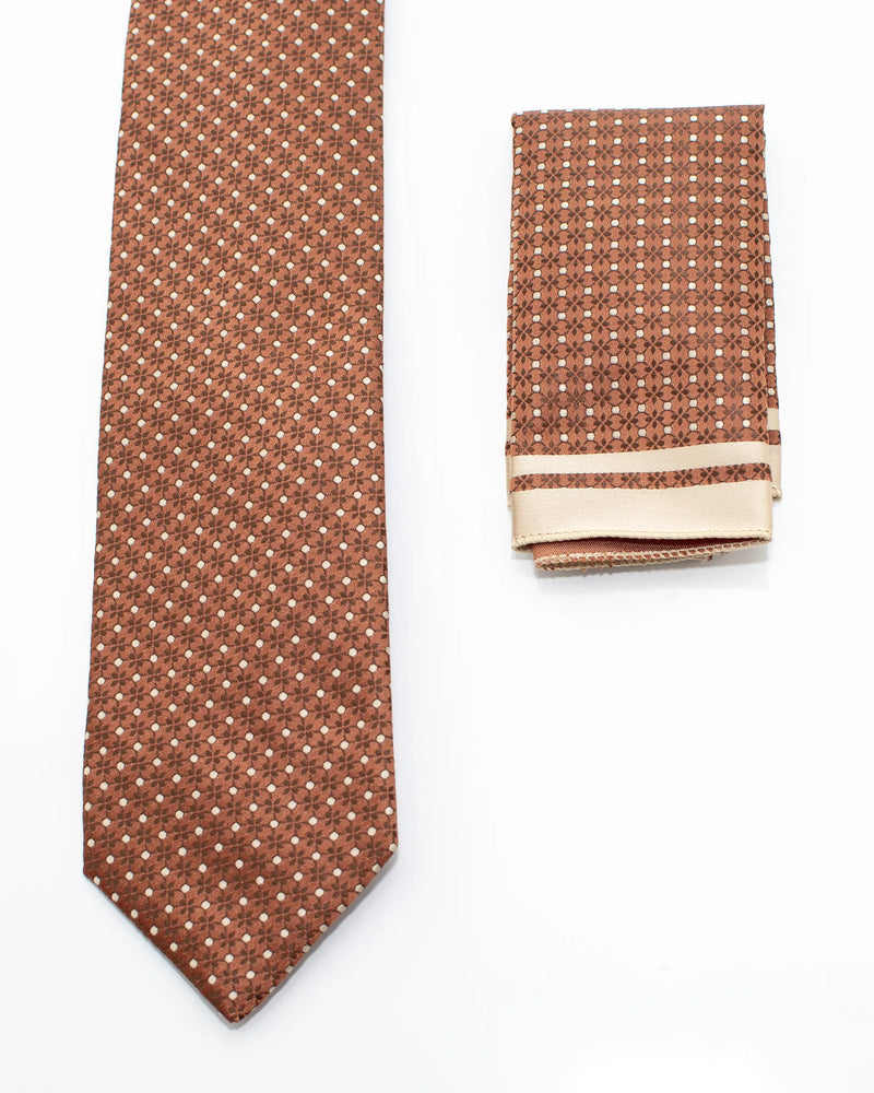 Diagonal Polka Dot Necktie
