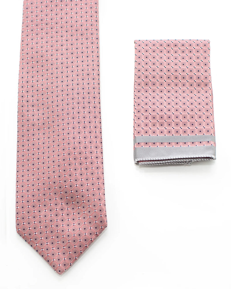 Dusty Rose Polka Dot Necktie
