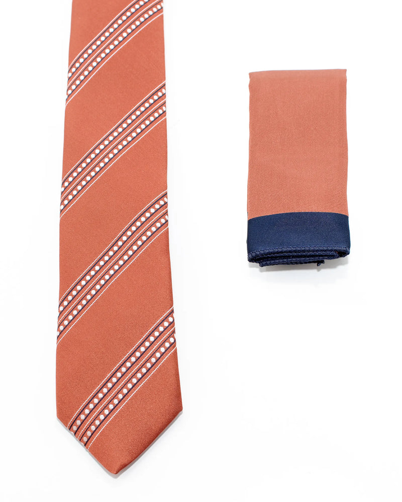 Dotted Stripe Necktie