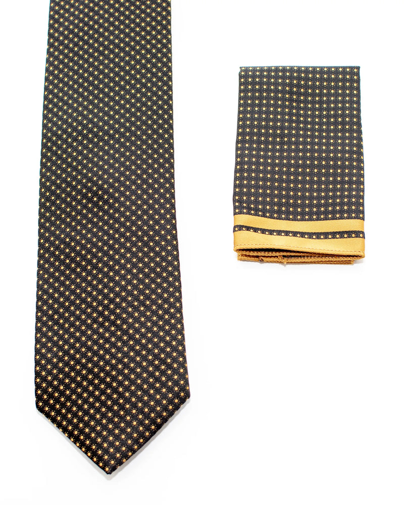 Diagonal Sunburst Polka Dot Necktie