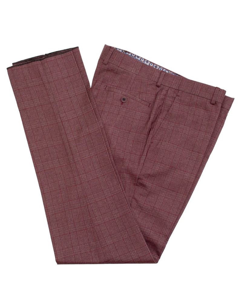 Tartan Plaid 3-Piece Tailored-Fit Suit