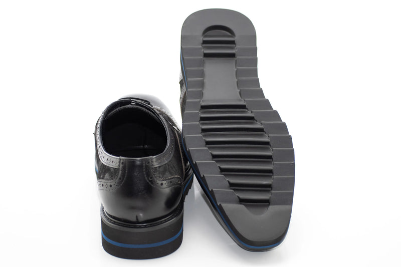 Brogued Leather Derby Dress Sneaker