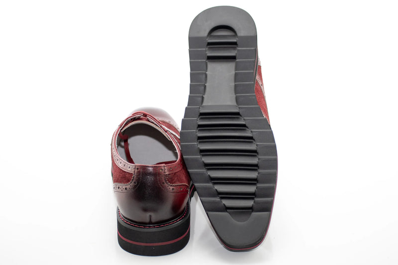 Brogued Leather Derby Dress Sneaker