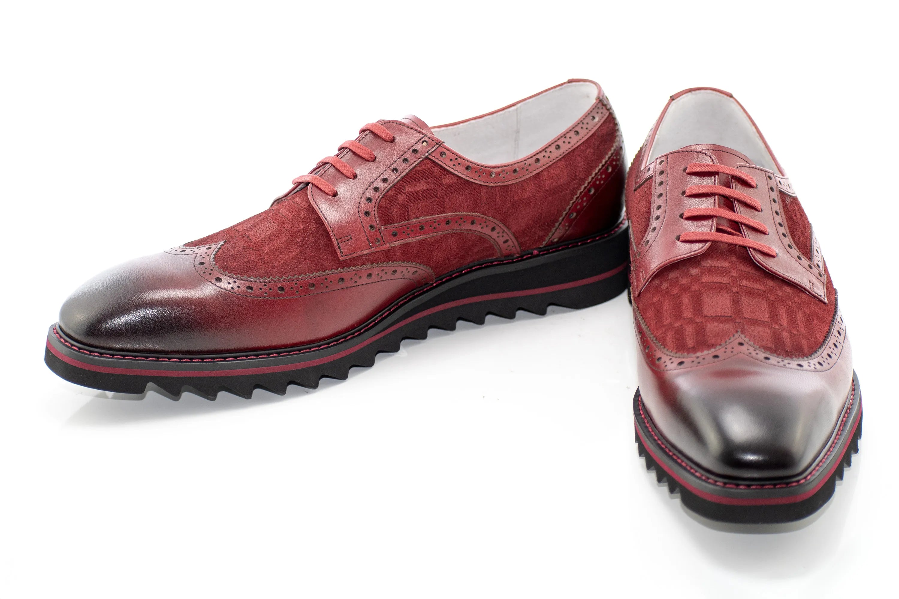 Brogued Leather Derby Dress Sneaker
